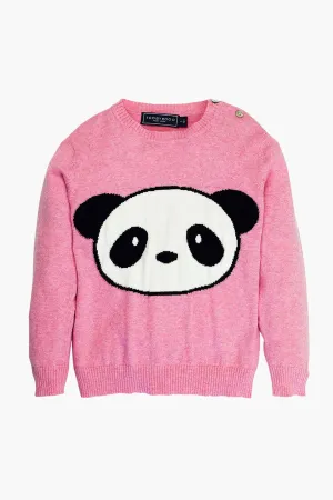 Toobydoo Cashmere Panda Girls Sweater
