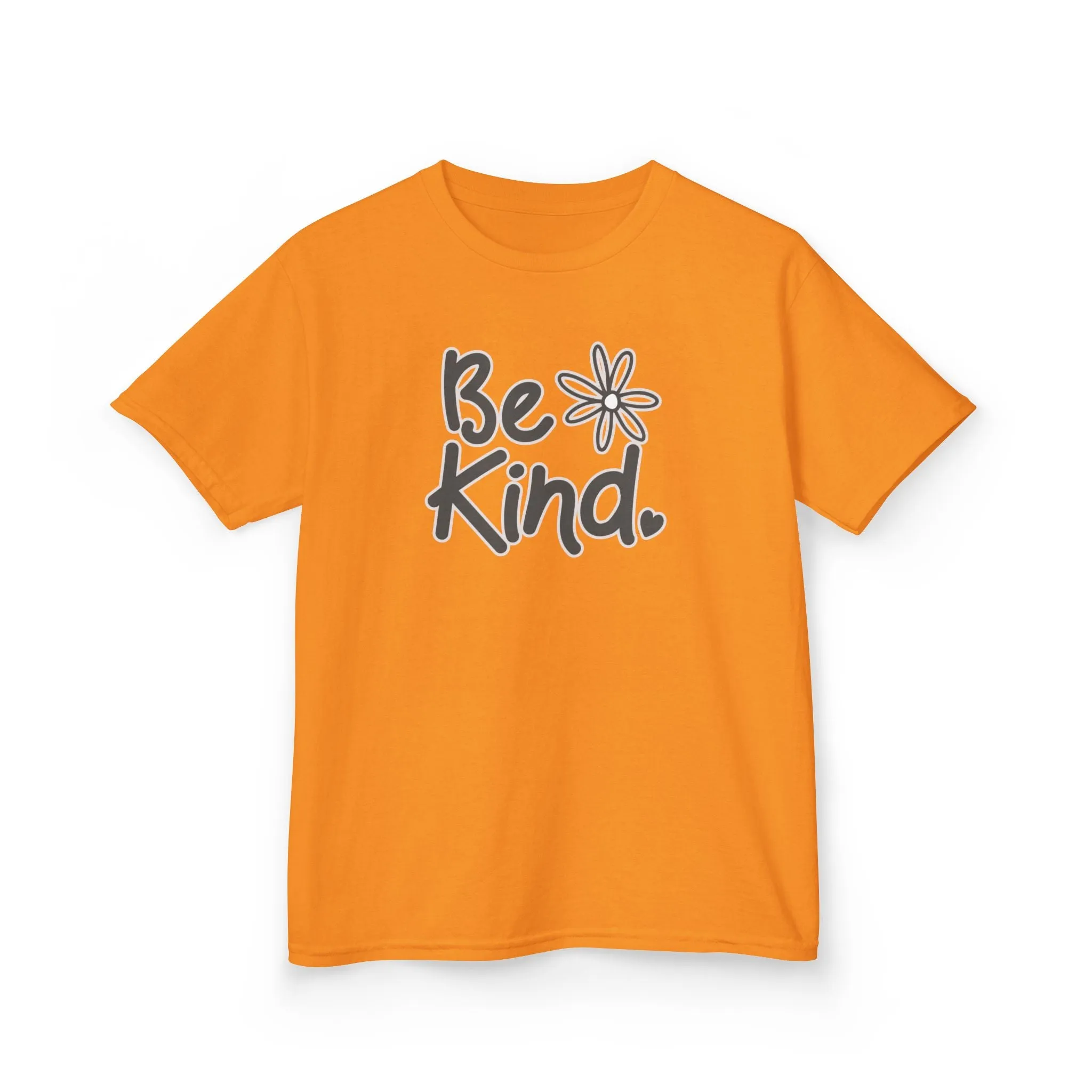 Youth 'Be Kind' Heavy Cotton Tee - Comfortable and Inspirational T-Shirt for Children