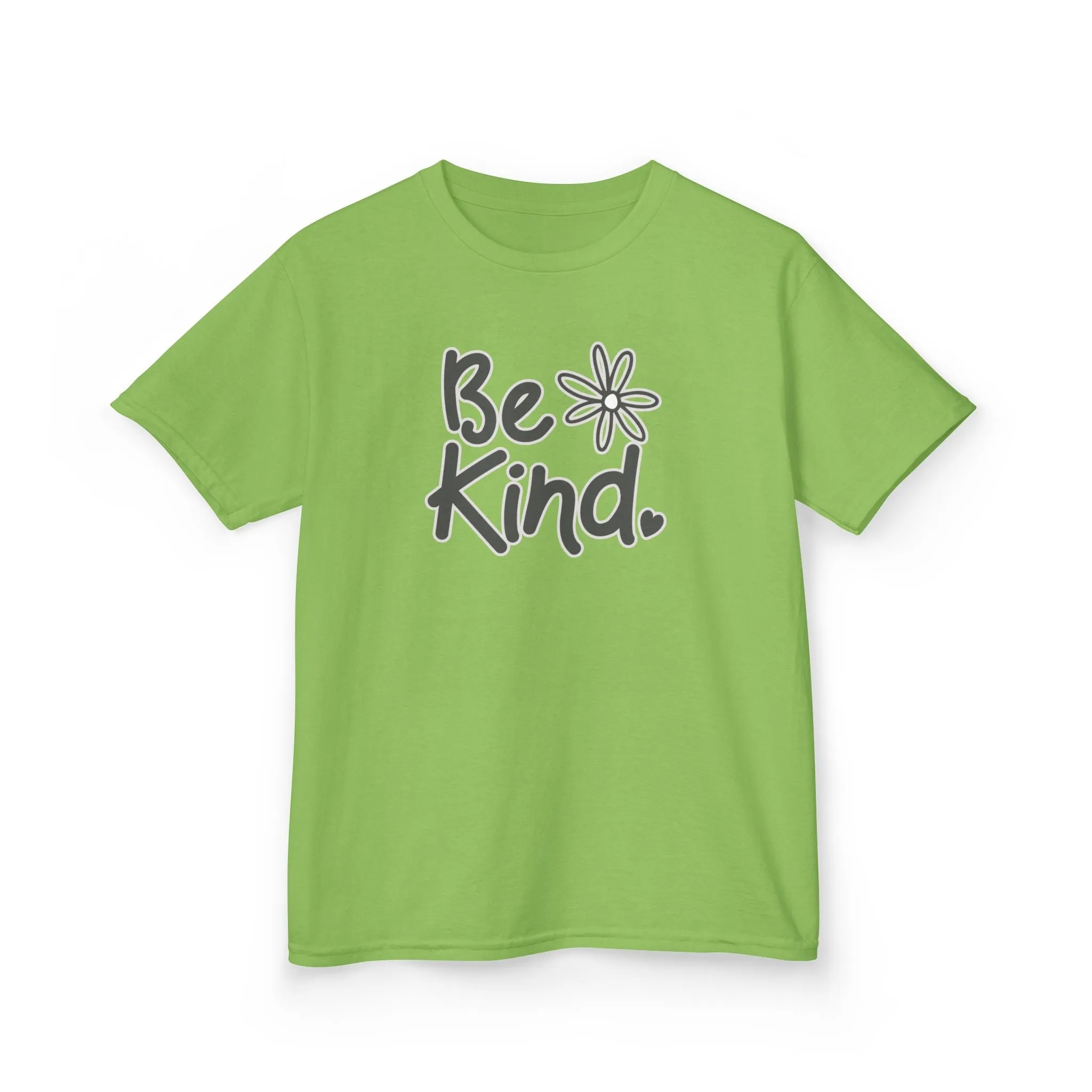 Youth 'Be Kind' Heavy Cotton Tee - Comfortable and Inspirational T-Shirt for Children