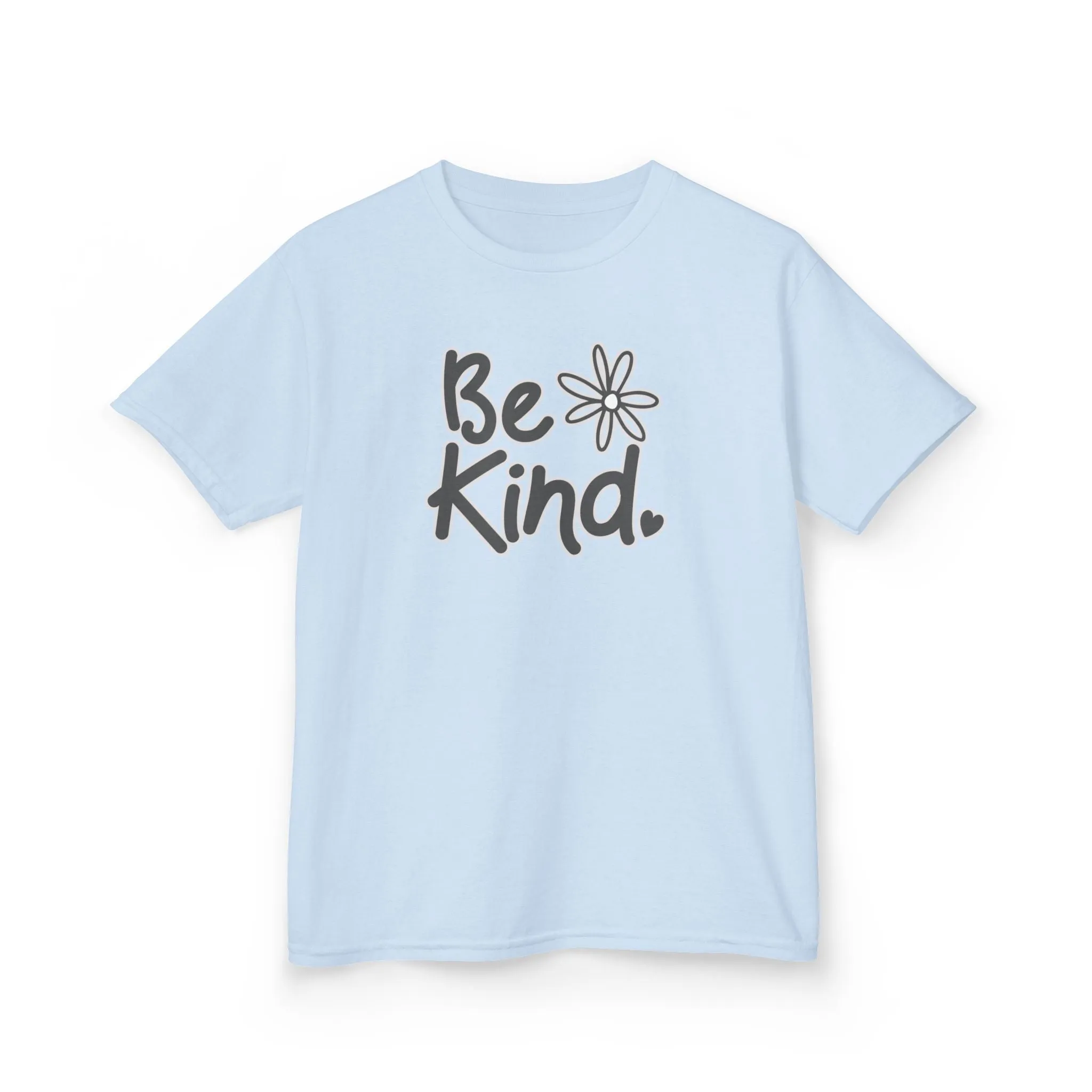 Youth 'Be Kind' Heavy Cotton Tee - Comfortable and Inspirational T-Shirt for Children