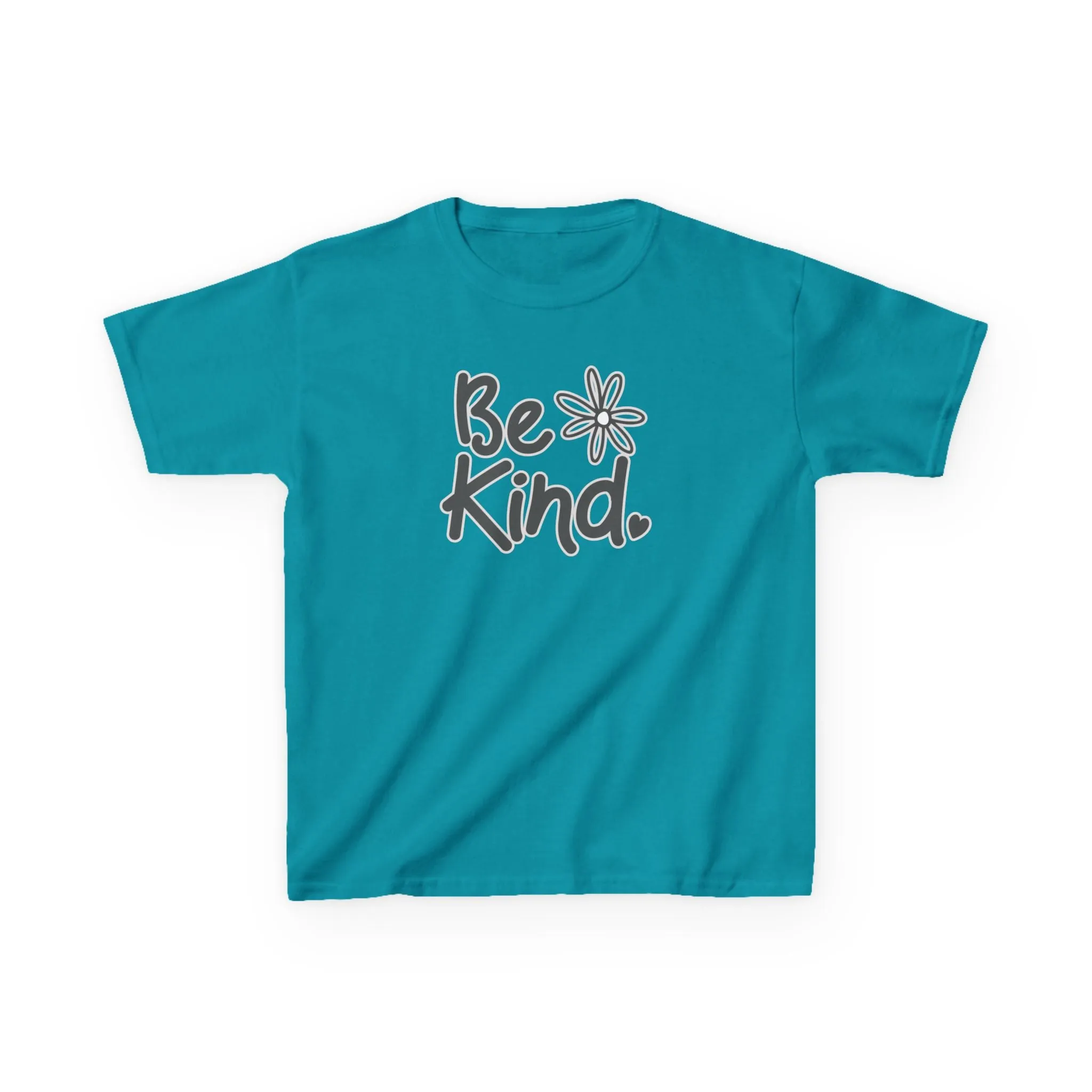 Youth 'Be Kind' Heavy Cotton Tee - Comfortable and Inspirational T-Shirt for Children