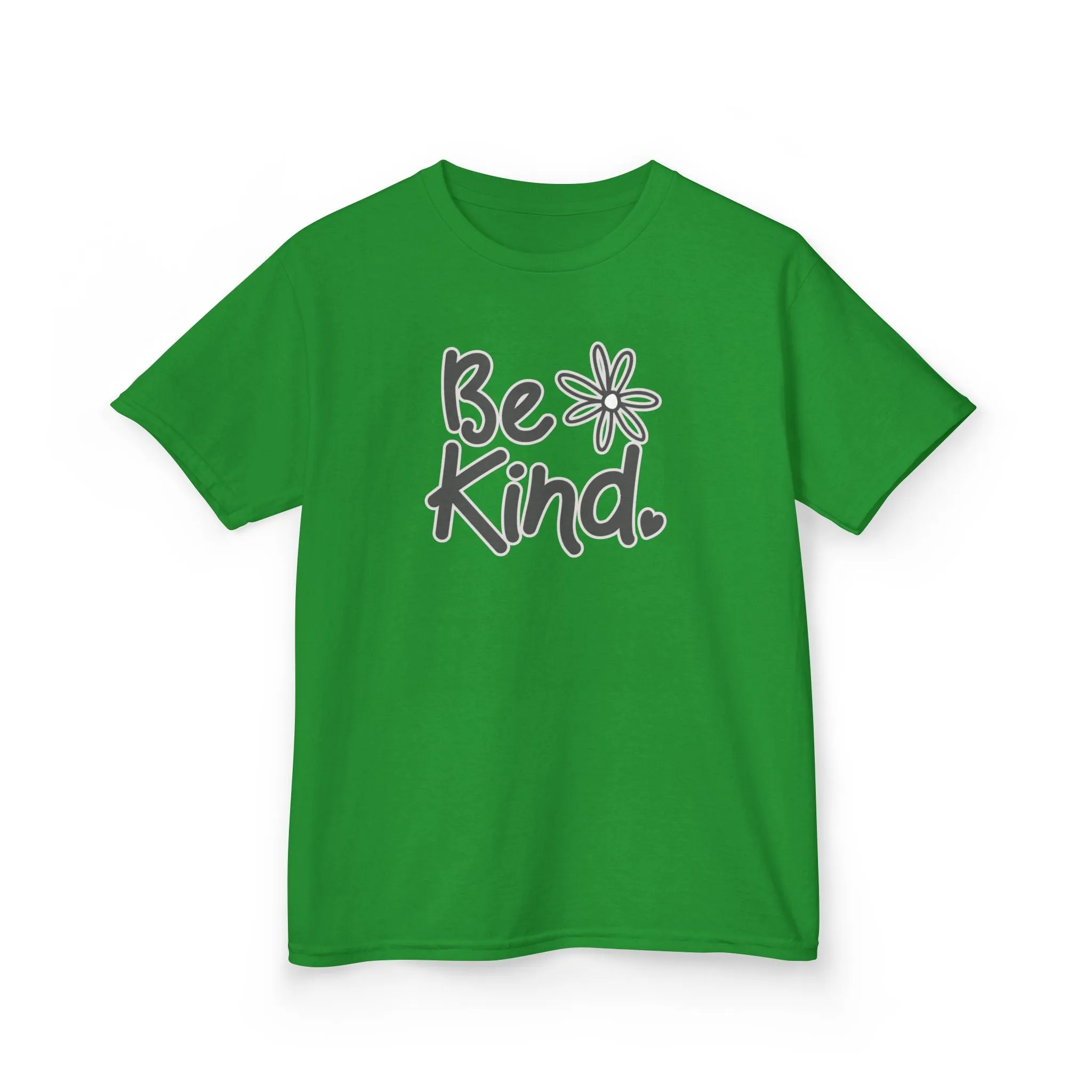 Youth 'Be Kind' Heavy Cotton Tee - Comfortable and Inspirational T-Shirt for Children