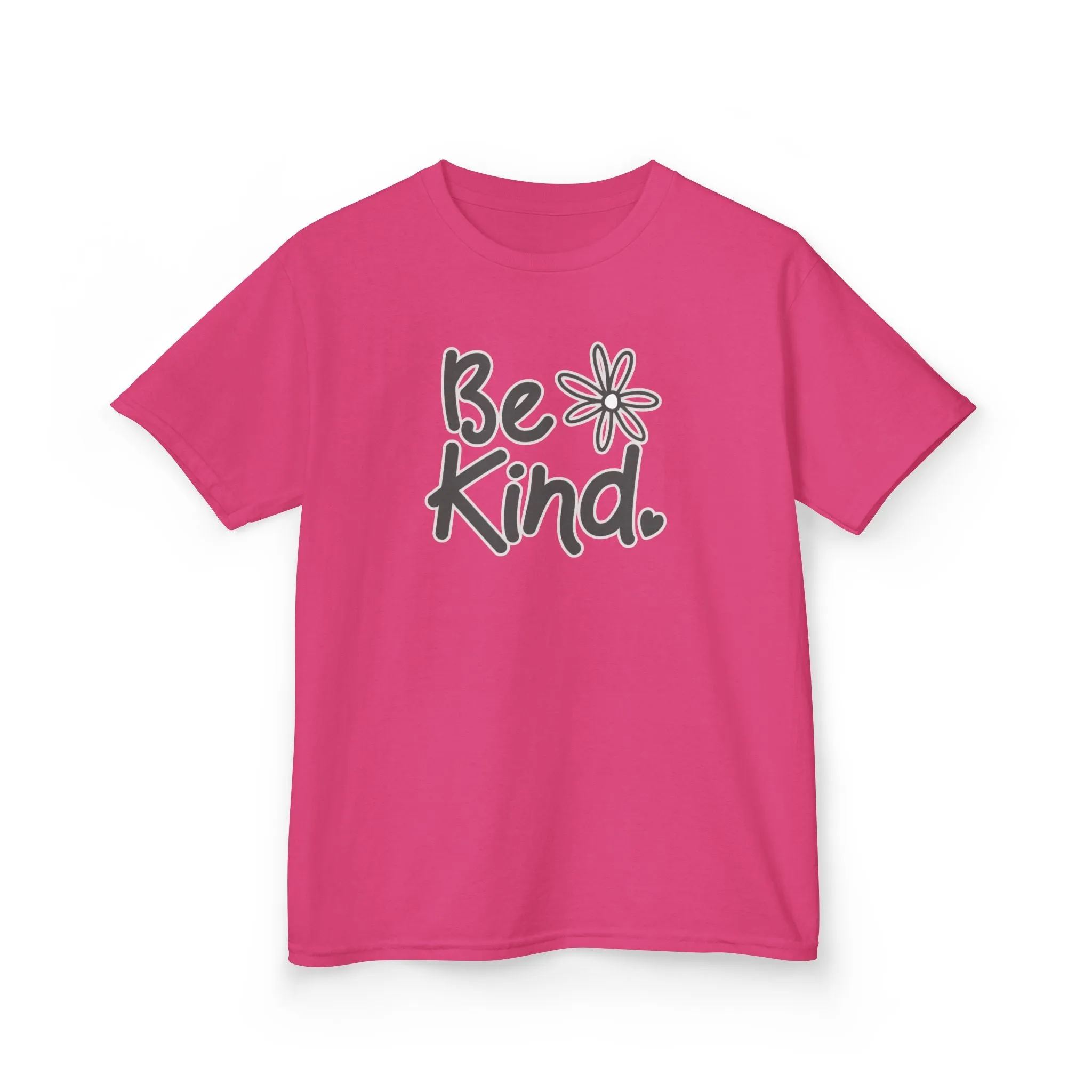Youth 'Be Kind' Heavy Cotton Tee - Comfortable and Inspirational T-Shirt for Children