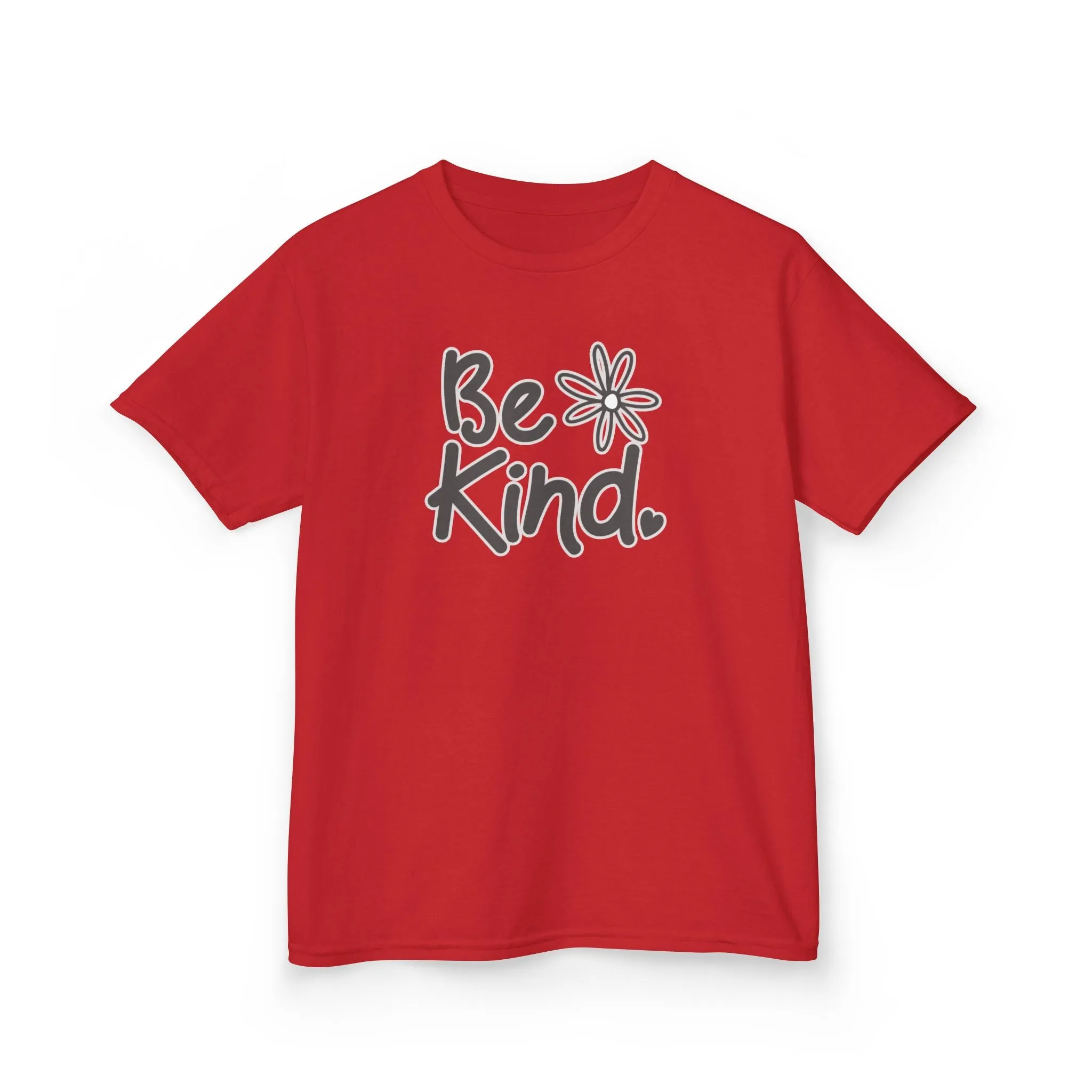 Youth 'Be Kind' Heavy Cotton Tee - Comfortable and Inspirational T-Shirt for Children