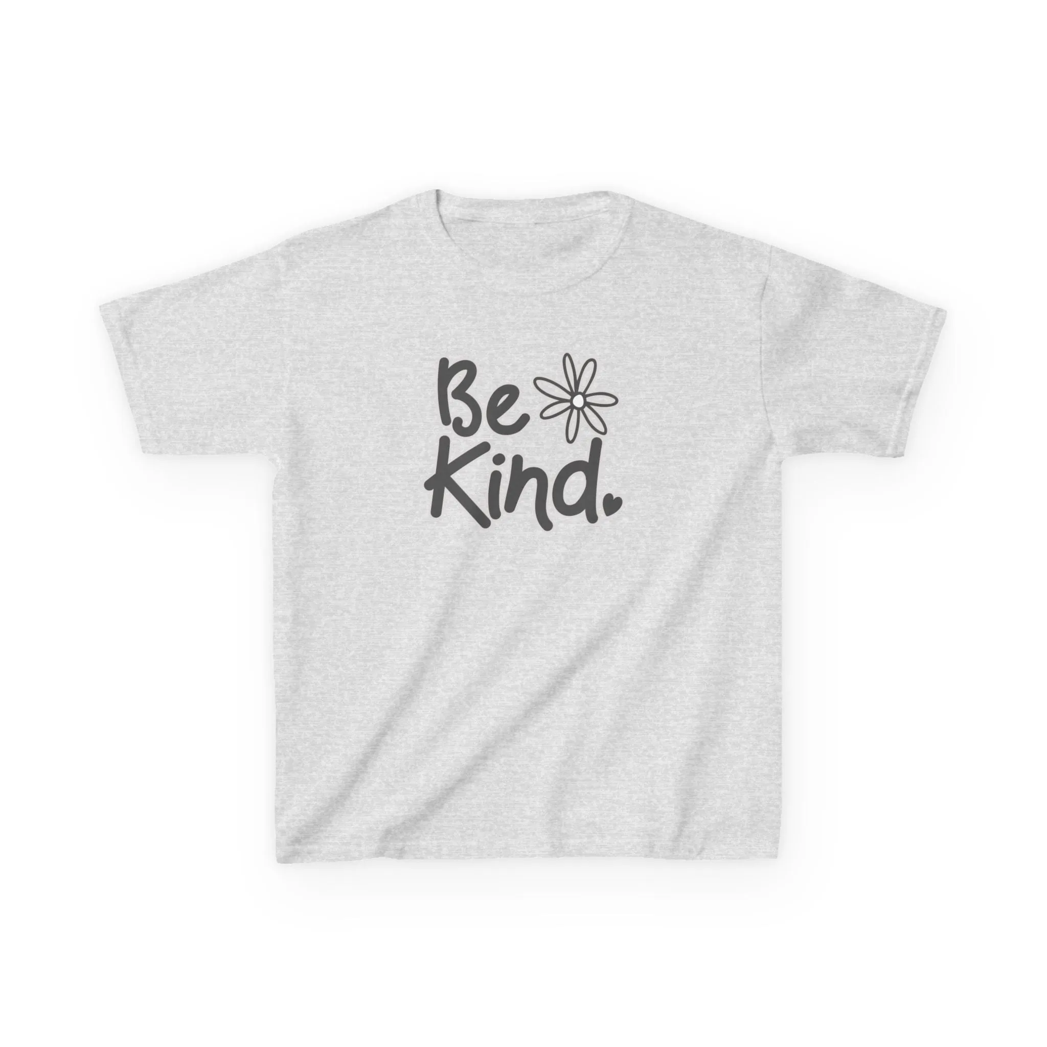 Youth 'Be Kind' Heavy Cotton Tee - Comfortable and Inspirational T-Shirt for Children