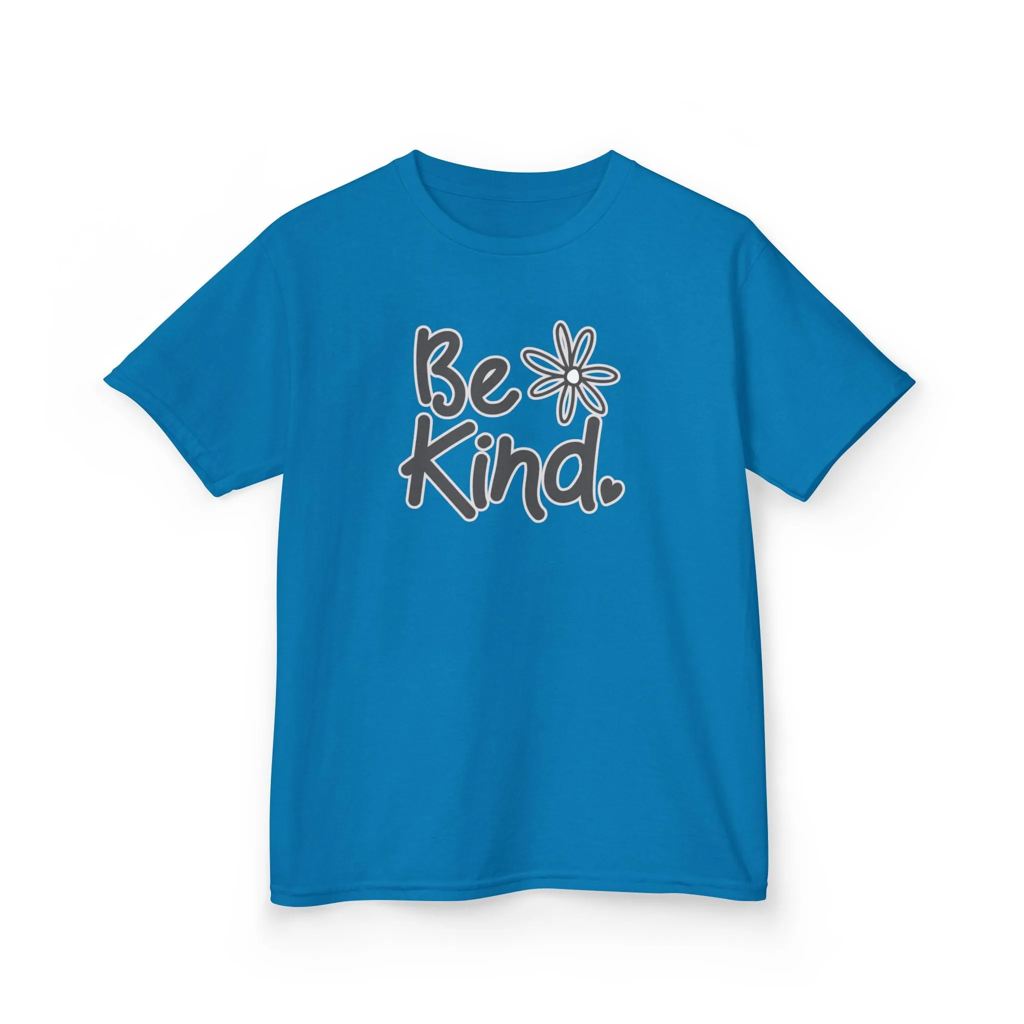 Youth 'Be Kind' Heavy Cotton Tee - Comfortable and Inspirational T-Shirt for Children